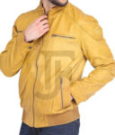 mens_quilted_shoulder_yellow_leather_jacket_1