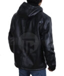 power_tommy_egan_black_hooded_leather_jacket