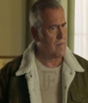bruce_campbell_my_southern_family_christmas_shearling_green_jacket