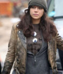 michelle_rodriguez_brown_distressed_leather_jacket